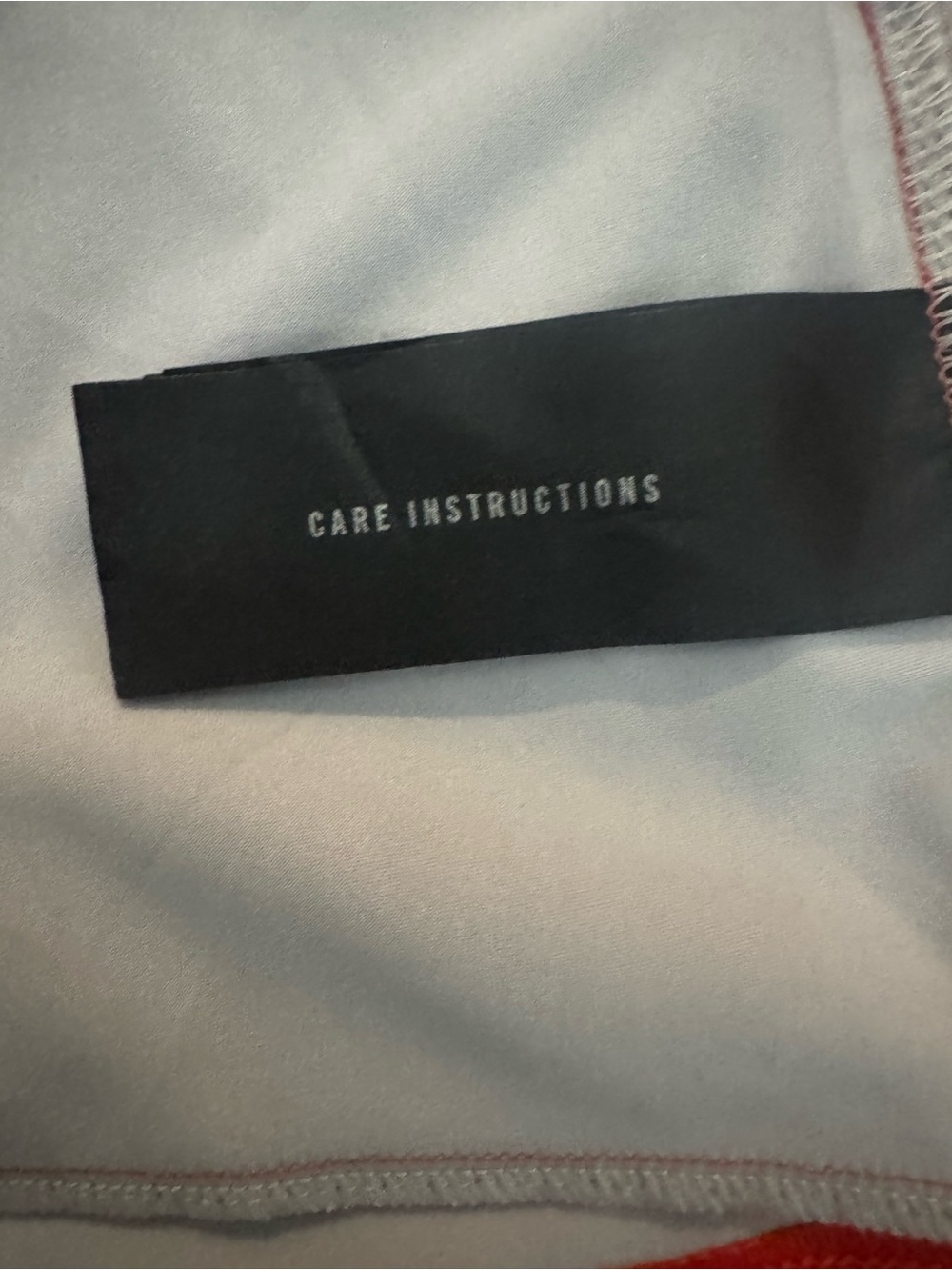Rapha Red Performance Cycling Jacket with White Stripes - Picture 5 of 5